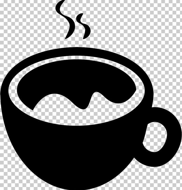 Coffee Cup Cafe Tea Hot Chocolate PNG, Clipart, Black, Black And White, Brand, Cafe, Circle Free PNG Download