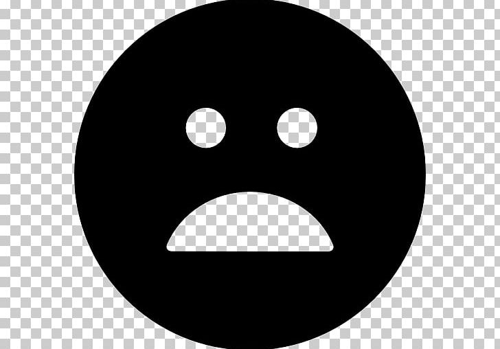 Computer Icons Emoticon Smiley PNG, Clipart, Black, Black And White, Circle, Computer Icons, Disappointed Free PNG Download