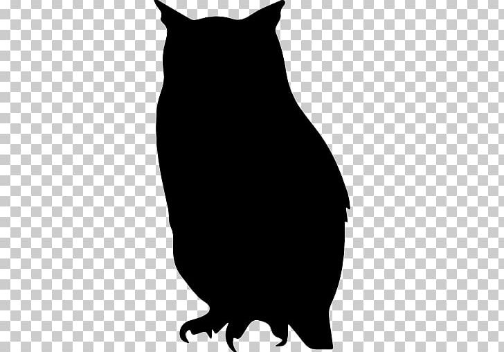 Owl Bird Silhouette PNG, Clipart, Animals, Beak, Bird, Black, Black And White Free PNG Download