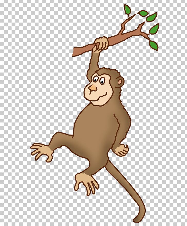 Monkey Drawing Primate Png Clipart Animal Figure Animals Animation Carnivoran Cartoon Free Png Download