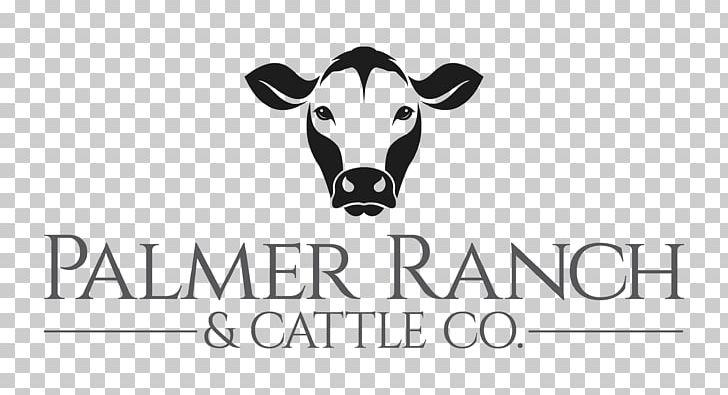 Dairy Cattle Palmer Ranch Logo PNG, Clipart, Beef, Black And White, Brand, Cattle, Cattle Like Mammal Free PNG Download