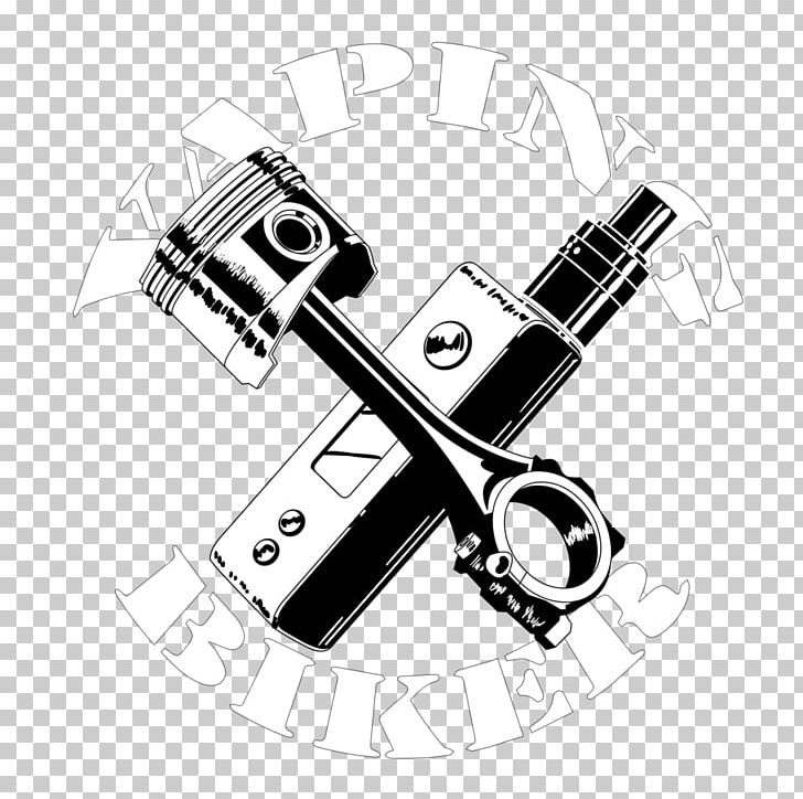 Banner Logo Piston Electronic Cigarette PNG, Clipart, Angle, Art, Banner, Black And White, Cotton Free PNG Download