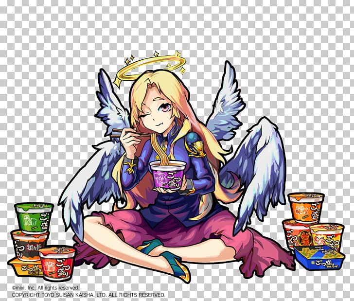 Monster Strike Fried Noodles Lucifer Cup Noodle Maruchan PNG, Clipart, Art, Bul, Cartoon, Character, Cup Noodle Free PNG Download