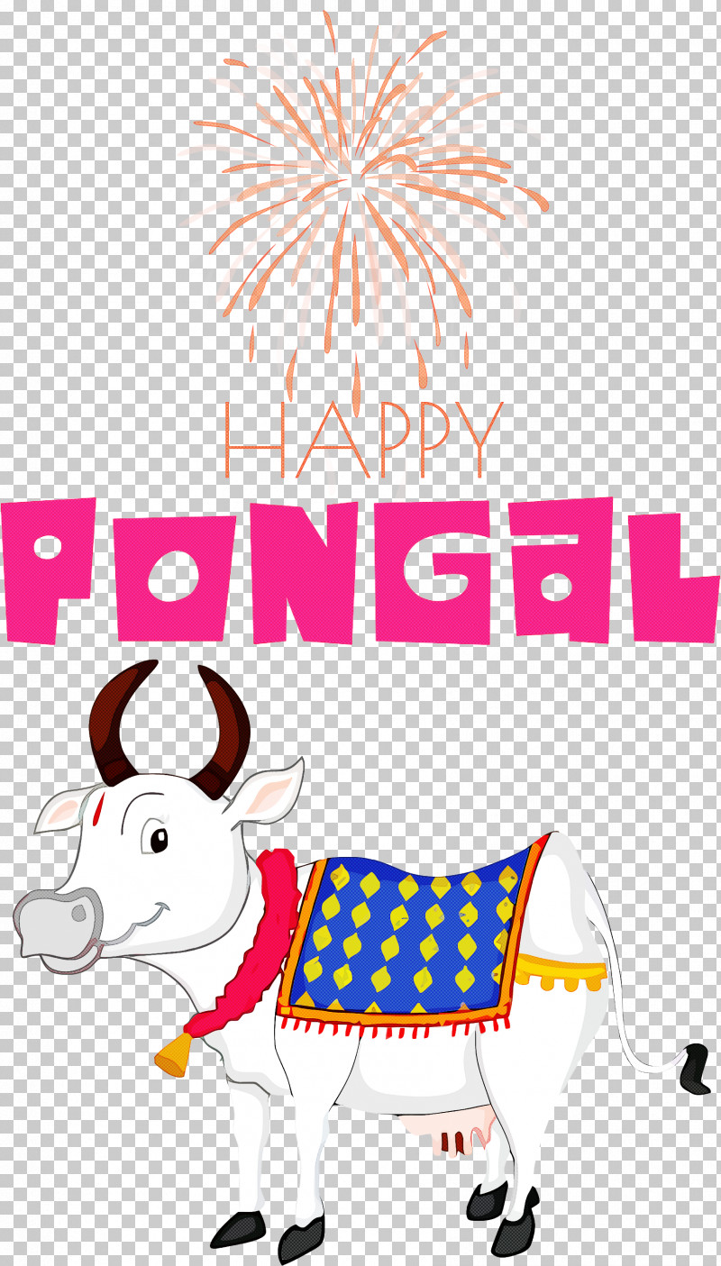 Pongal Happy Pongal PNG, Clipart, Agriculture, Bull, Cartoon, Dairy Cattle, Dairy Product Free PNG Download
