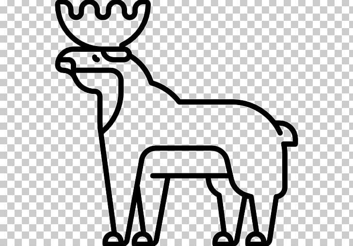 Reindeer Horse Animal Line Art PNG, Clipart, Animal, Area, Black And White, Cartoon, Deer Free PNG Download