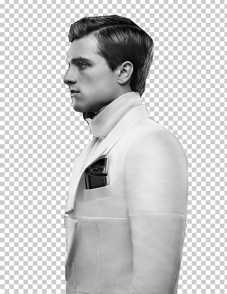 Josh Hutcherson The Hunger Games: Catching Fire Peeta Mellark Finnick Odair PNG, Clipart, Arm, Black And White, Book, Chin, Drama Free PNG Download