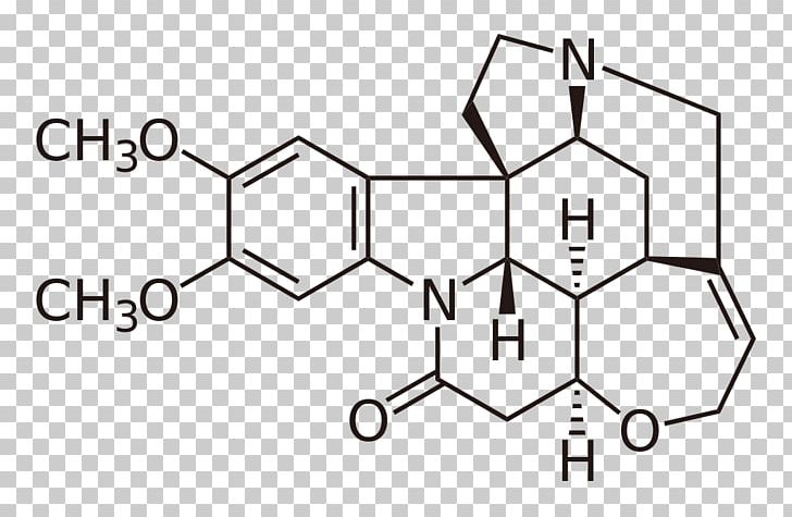 Brucine Strychnine Chemical Substance Chemistry Enantioselective Synthesis PNG, Clipart, Angle, Area, Black And White, Brucine, Chemical Free PNG Download