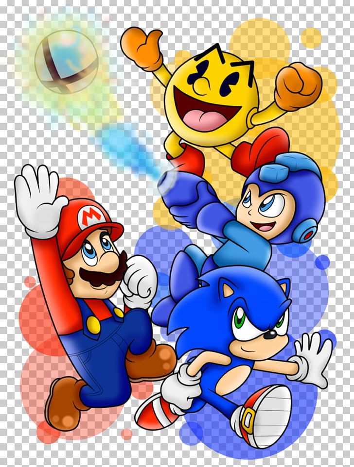 Mario & Sonic At The Olympic Games Pac-Man Vs. Rayman Legends PNG, Clipart, Area, Art, Cartoon, Fiction, Fictional Character Free PNG Download