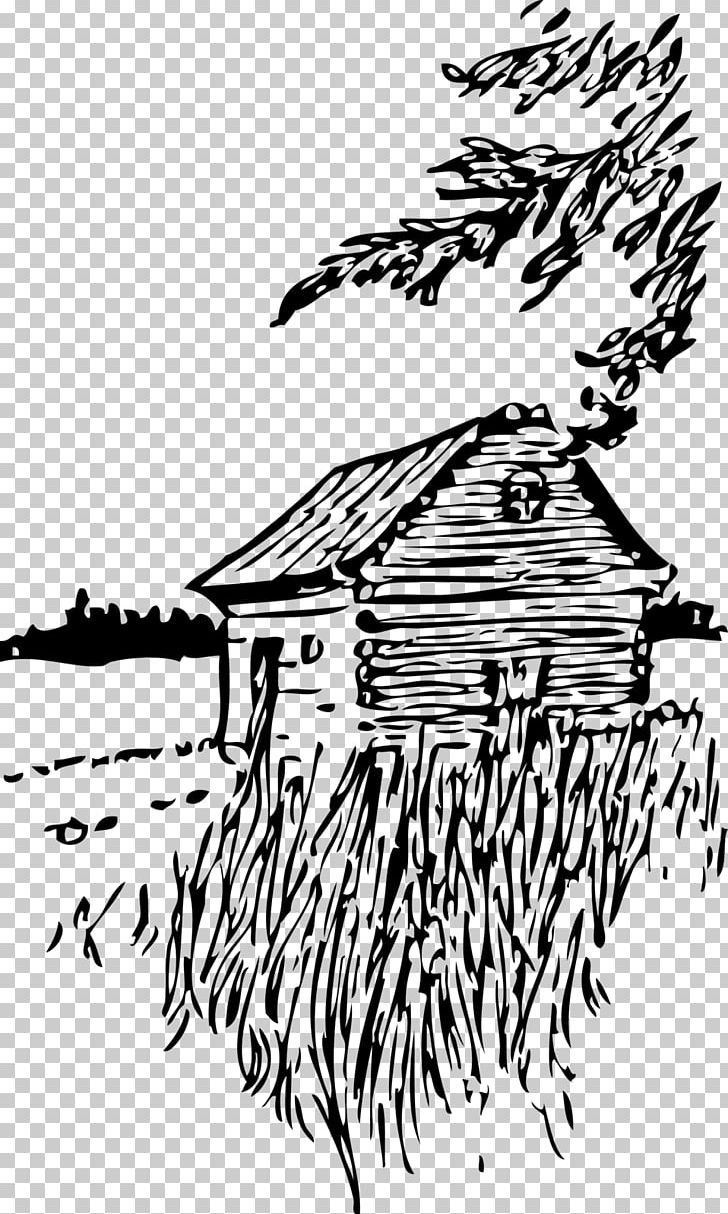 House Log Cabin PNG, Clipart, Area, Art, Artwork, Bird, Black Free PNG Download