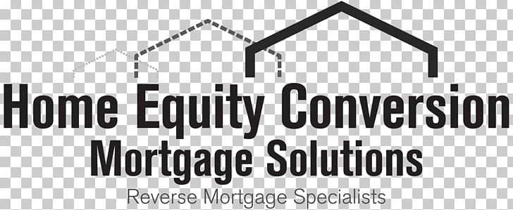 Reverse Mortgage Mortgage Loan Home Equity Logo Brand PNG, Clipart, Angle, Area, Black And White, Brand, Conversion Free PNG Download