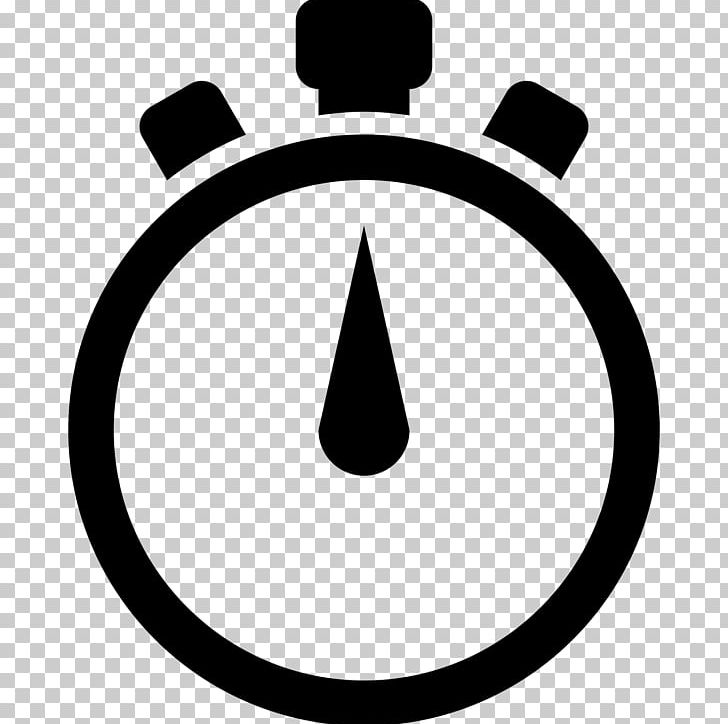 Stopwatch Computer Icons Timer PNG, Clipart, Accessories, Area, Black And White, Chronometer Watch, Circle Free PNG Download