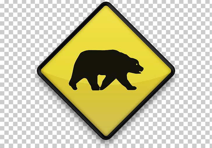 Traffic Sign Warning Sign Horse PNG, Clipart, Animals, Area, Bear, Carnivoran, Daily Free PNG Download