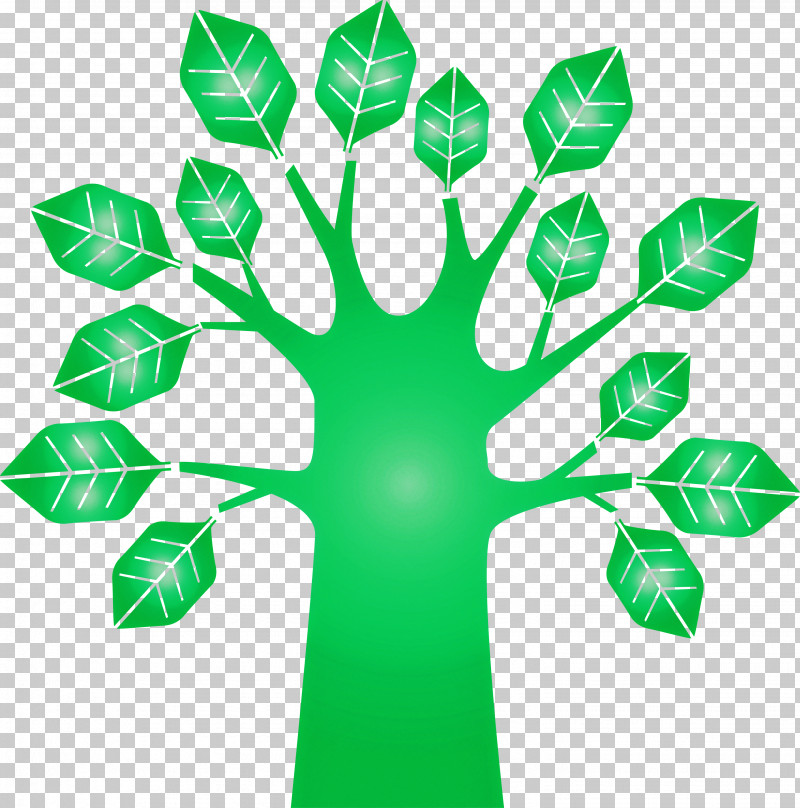 Green Leaf Symbol Plant Symmetry PNG, Clipart, Abstract Tree, Cartoon Tree, Green, Leaf, Logo Free PNG Download