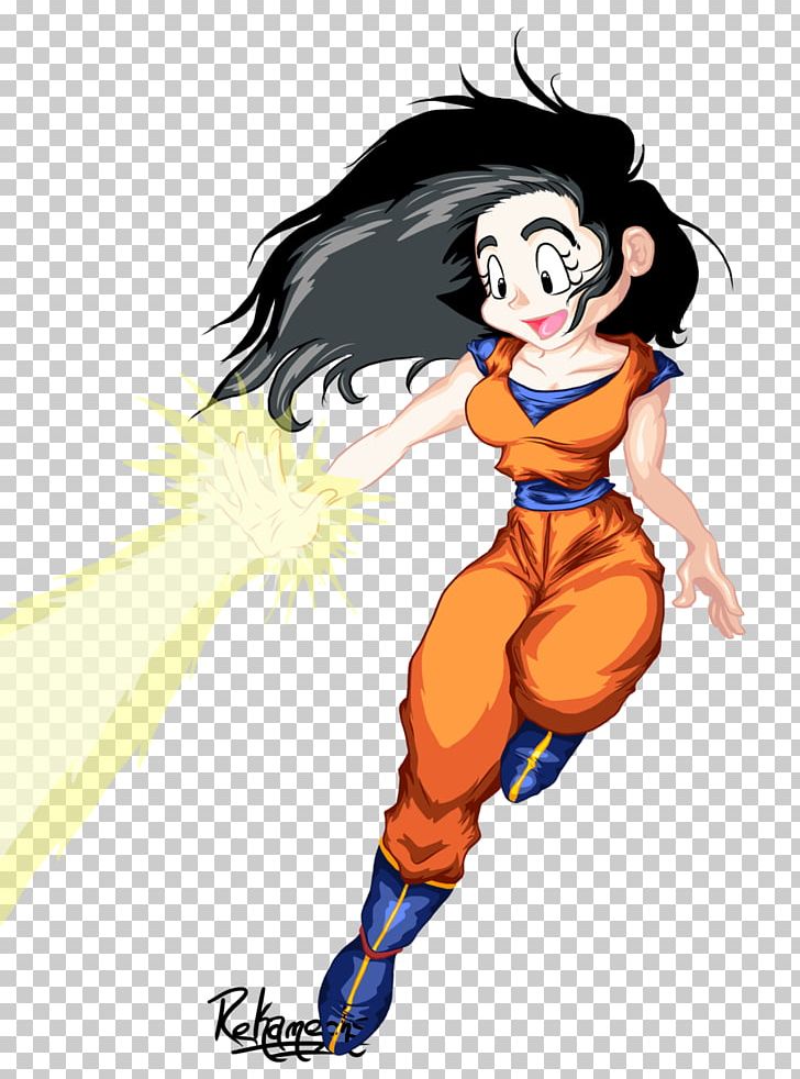 Goku Gohan Female Vegeta Krillin PNG, Clipart, Anime, Art, Black Hair, Cartoon, Deviantart Free PNG Download