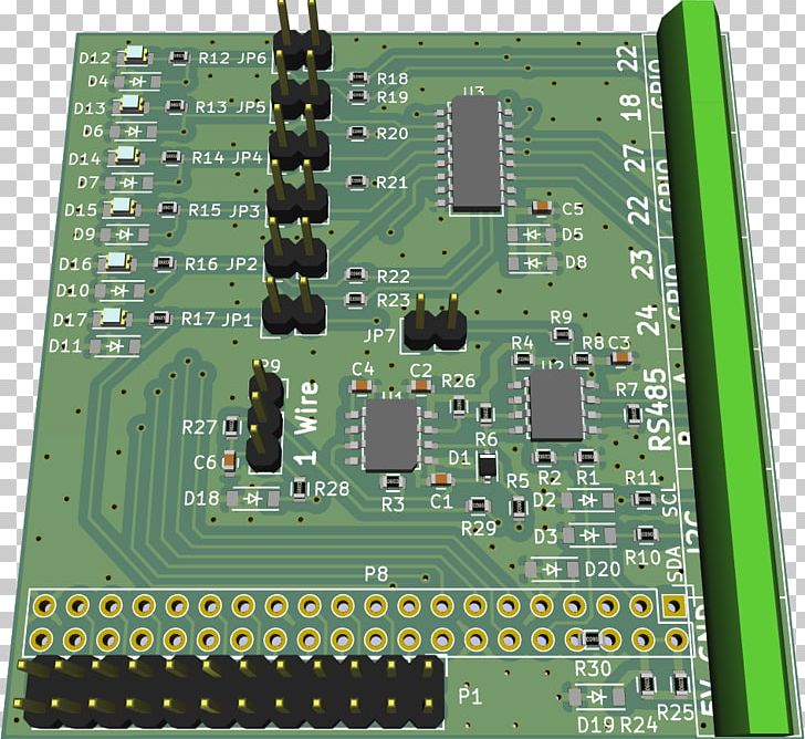 Microcontroller Electronics 1-Wire Electronic Component Raspberry Pi PNG, Clipart, Circuit Component, Circuit Prototyping, Computer Component, Electronic Device, Electronics Free PNG Download