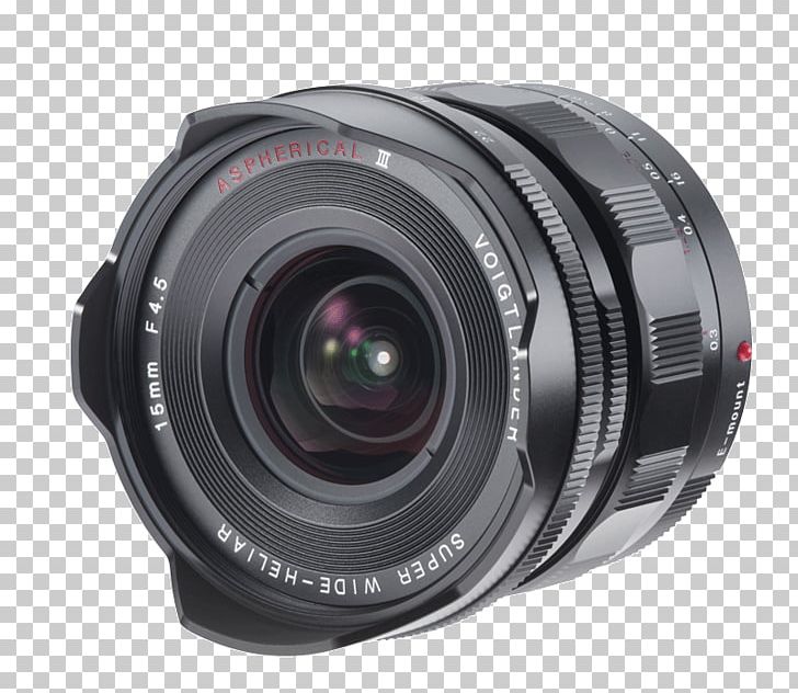 Sony E-mount Voigtländer Super Wide-Heliar 15mm F/4.5 Aspherical III Camera Lens Wide-angle Lens Aspheric Lens PNG, Clipart, Angle Of View, Aperture, Aspheric Lens, Camera, Camera Lens Free PNG Download