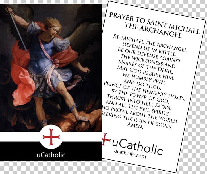The Archangel Michael Defeating Satan Prayer To Saint Michael Holy Card PNG, Clipart, Advertising, Angel, Archangel, Art, Artist Free PNG Download