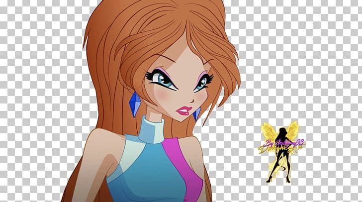 Bloom Musa Animation Winx Club PNG, Clipart, Animation, Art, Bloom, Brown Hair, Cartoon Free PNG Download
