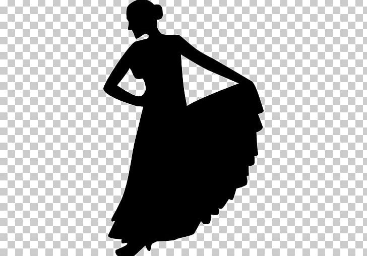Flamenco Dance Silhouette Female PNG, Clipart, Animals, Arm, Bharatanatyam, Black And White, Dance Free PNG Download
