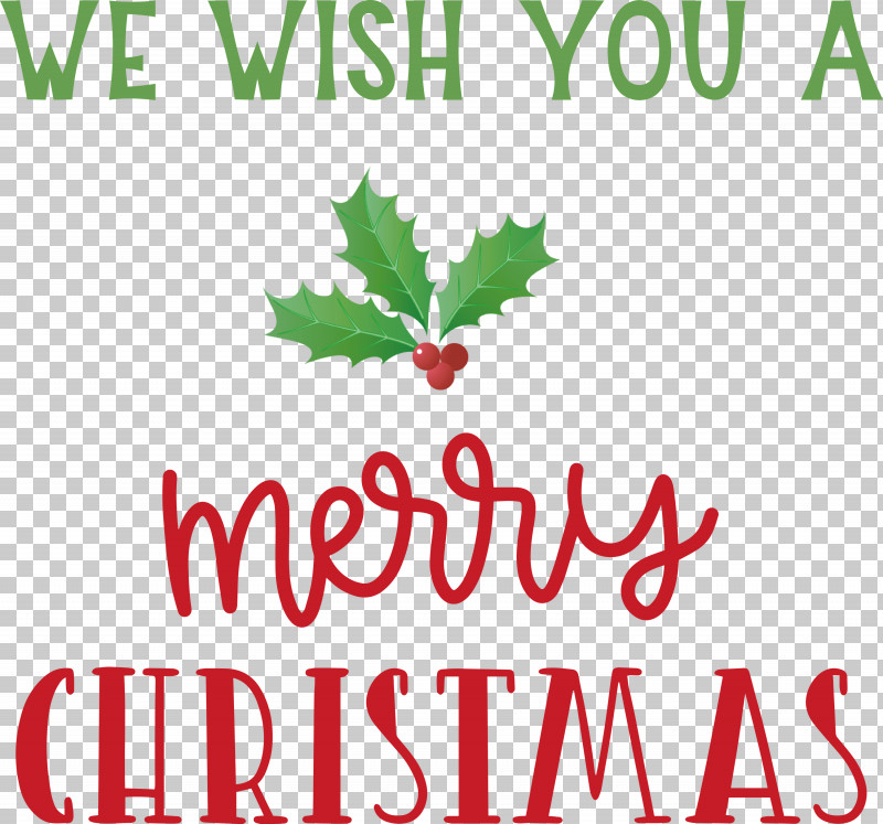 Merry Christmas Wish You A Merry Christmas PNG, Clipart, Flower, Fruit, Leaf, Line, Mathematics Free PNG Download