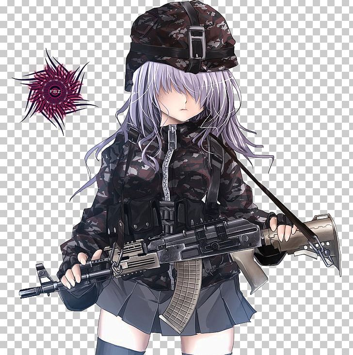 AK-47 Girls With Guns Weapon PNG, Clipart, Action Figure, Ak47, Ak 47, Anime, Black Hair Free PNG Download