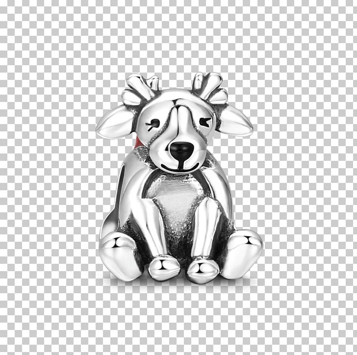 Dog Reindeer Macropodidae Bear Charm Bracelet PNG, Clipart, Animal, Animals, Art, Bear, Black And White Free PNG Download