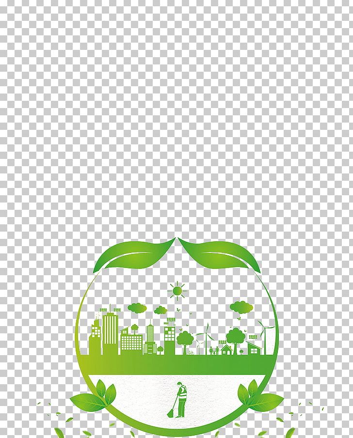 Environmental Protection Creative City Green Building PNG, Clipart, Background Green, Border, Building, Circle, Colorful Free PNG Download