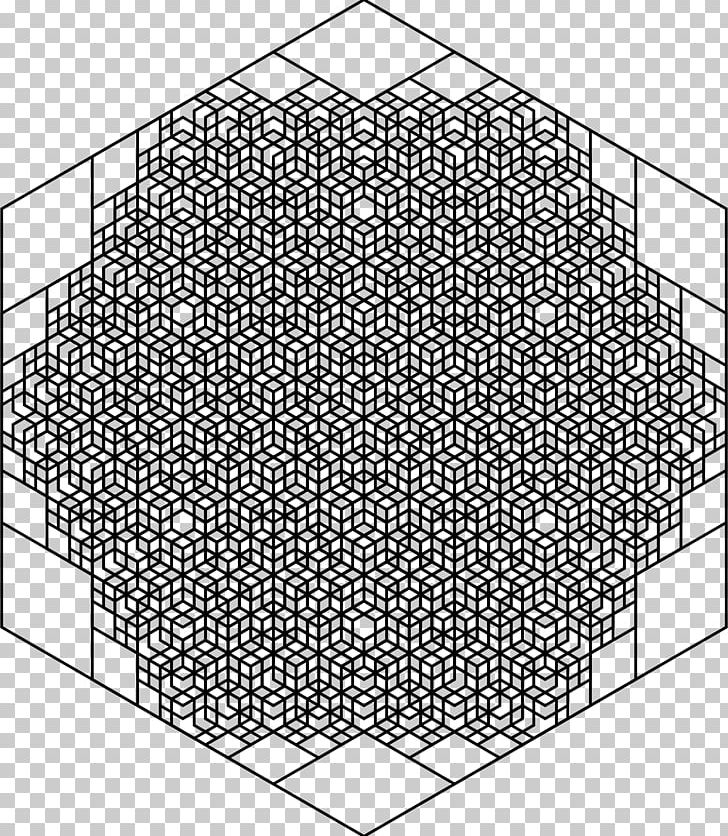 Fractal Art Hexagon Geometry Tessellation PNG, Clipart, Angle, Animated, Area, Black And White, Circle Free PNG Download