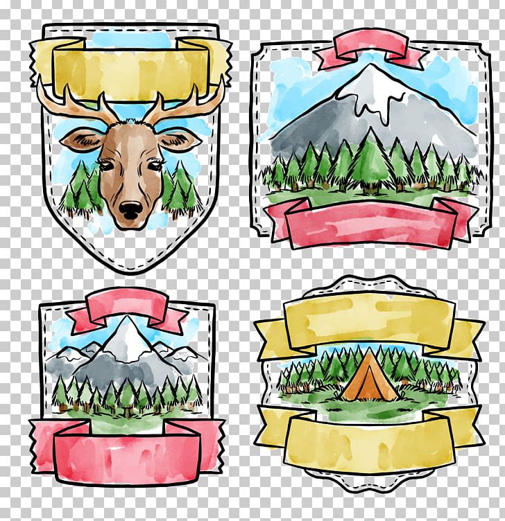 Watercolor Painting Illustration PNG, Clipart, Camera Icon, Deer, Download, Euclidean Vector, Forest Free PNG Download