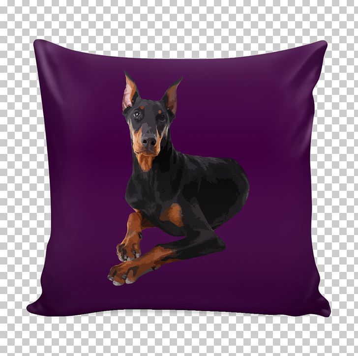 Dobermann Manchester Terrier Dog Breed Miniature Pinscher PNG, Clipart, Animals, Breed, Canidae, Cushion, Doberman Free PNG Download