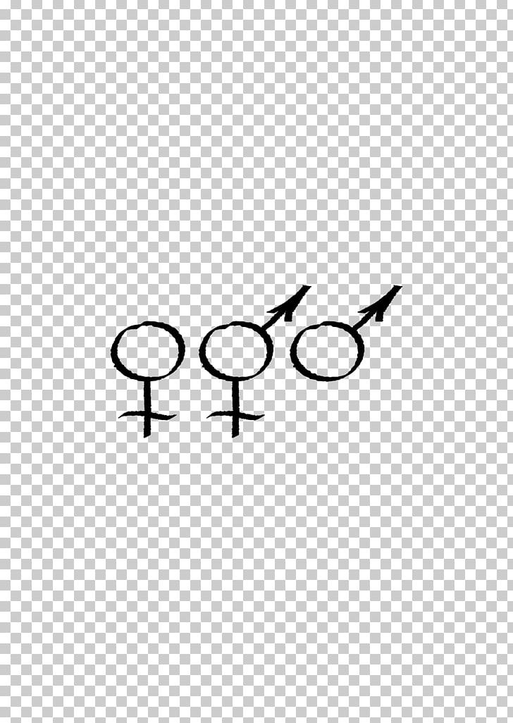 Gender Symbol Female PNG, Clipart, Angle, Area, Black, Black And White, Body Jewelry Free PNG Download