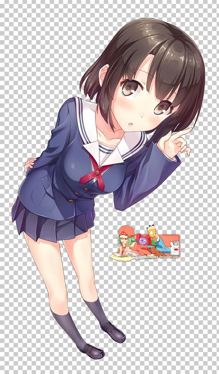 Saekano: How To Raise A Boring Girlfriend Anime Manga Desktop PNG, Clipart, A1 Pictures, Anime, Black Hair, Brown Hair, Cartoon Free PNG Download
