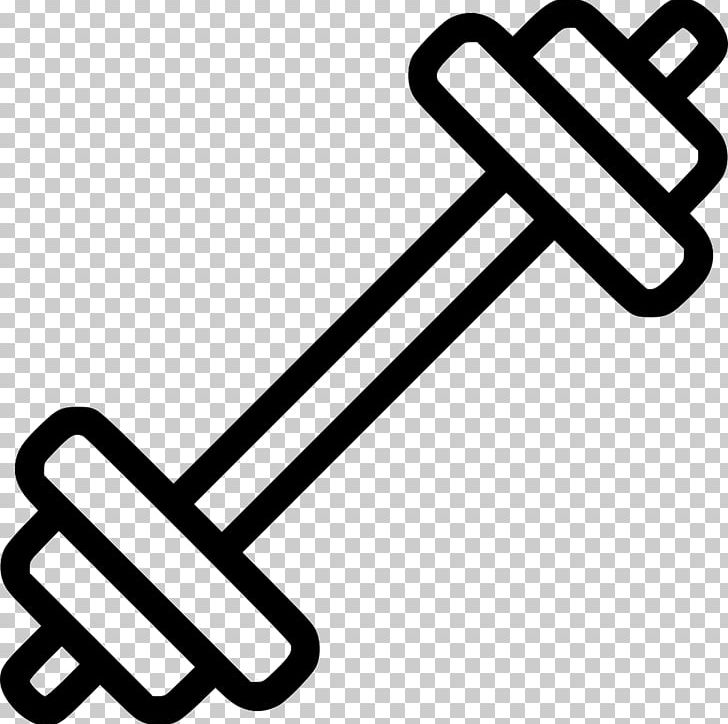 Computer Icons Barbell Physical Fitness Dumbbell PNG, Clipart, Angle, Barbell, Black And White, Computer Icons, Dumbbell Free PNG Download