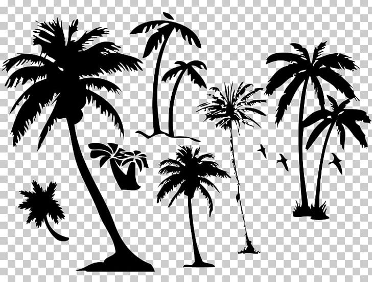 Arecaceae Tree Euclidean PNG, Clipart, Black, Borassus Flabellifer, Branch, City Silhouette, Coconut Trees Free PNG Download