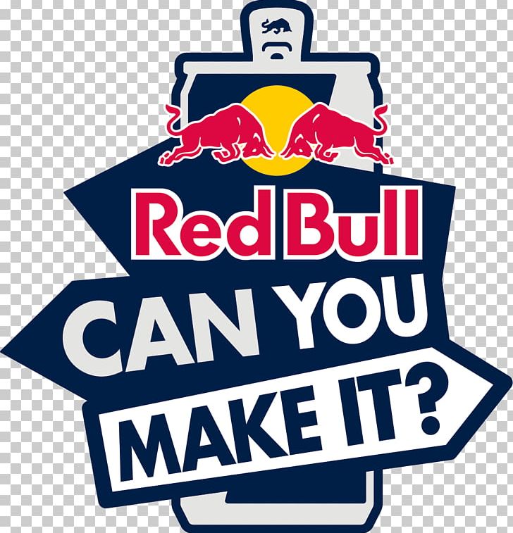 Red Bull Can You Make It Brand Logo PNG, Clipart, Amsterdam, Area, Artwork, Brand, Bull Free PNG Download