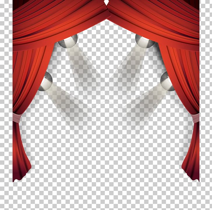 Light Stage Curtain Euclidean Red PNG, Clipart, Cross Product, Curtain, Curtains, Curtains Vector, Decor Free PNG Download