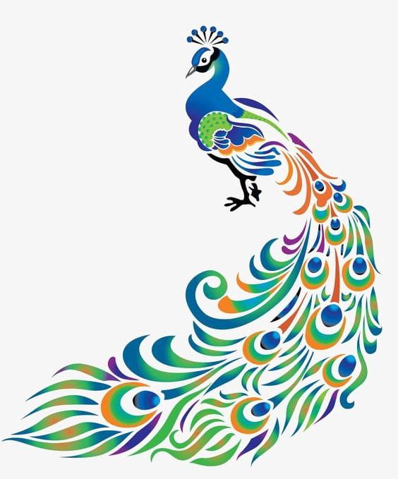 Peacock PNG, Clipart, Animal, Creative, Creative Peacock, Hand Painted, Hand Painted Peacock Free PNG Download