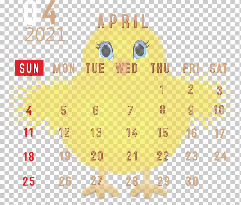 Icon Beak Meter Yellow Happiness PNG, Clipart, 2021 Calendar, April 2021 Printable Calendar, Beak, Biology, Calendar System Free PNG Download