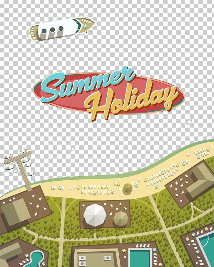 Summer Vacation Beach Travel PNG, Clipart, Area, Cartoon, Cities, City, City Buildings Free PNG Download