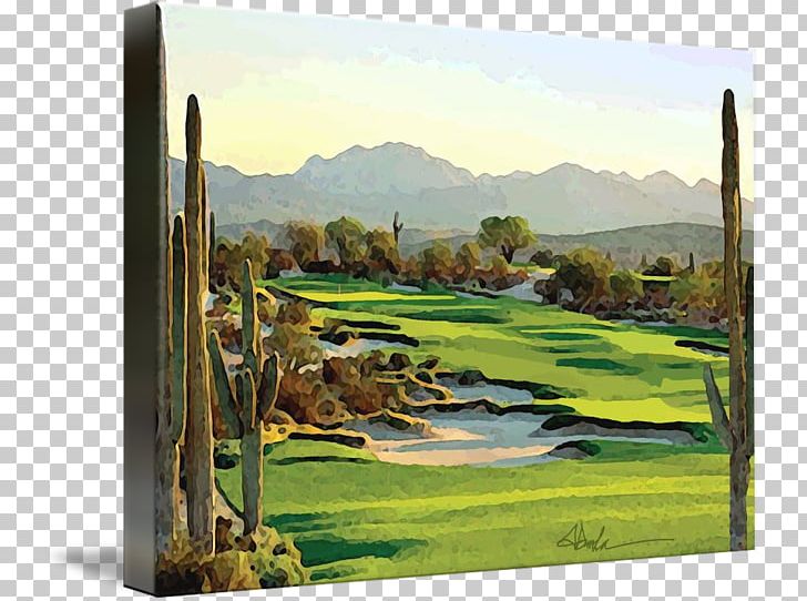 Golf Course Painting Gallery Wrap Golf Clubs PNG, Clipart, Art, Canvas, Desert, Gallery Wrap, Golf Free PNG Download