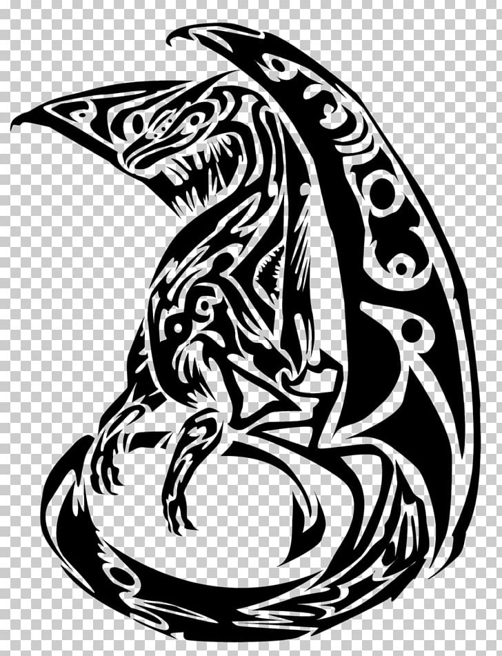 Tattoo Drawing Chinese Dragon PNG, Clipart, Art, Black And White, Chinese Dragon, Desktop Wallpaper, Dragon Free PNG Download