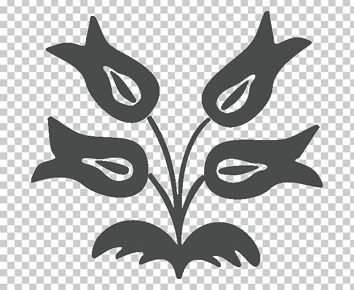 Vytynanky Flower Sticker Łowicz County PNG, Clipart, Art, Beak, Bird, Black And White, Butterfly Free PNG Download