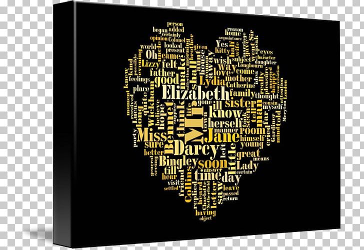 Gallery Wrap Pride And Prejudice NovMix Canvas Font PNG, Clipart, Art, Brand, Canvas, Gallery Wrap, Heart Free PNG Download