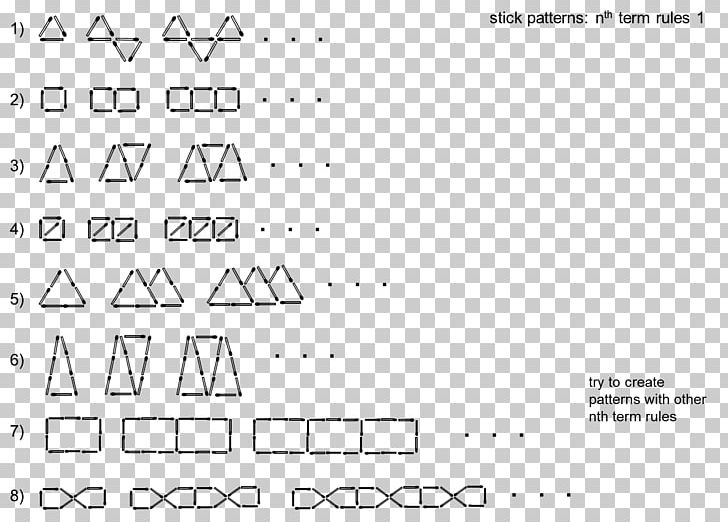 Mathematics Sequence Arithmetic Progression Formula Pattern PNG, Clipart, Angle, Area, Arithmetic Progression, Black And White, Brand Free PNG Download