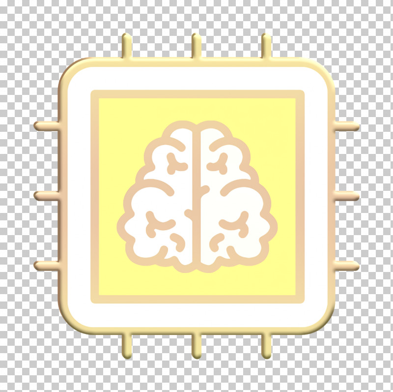 Chip Icon Brain Icon Robots Icon PNG, Clipart, Brain Icon, Chip Icon, Robots Icon, Square, Yellow Free PNG Download