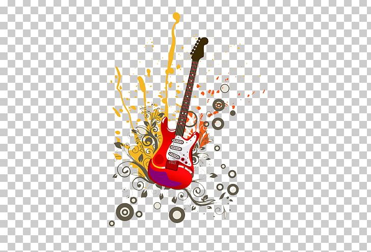 Electric Guitar Drawing Art PNG, Clipart, Color, Computer Wallpaper, Decorative, Guitar Accessory, Guitarist Free PNG Download