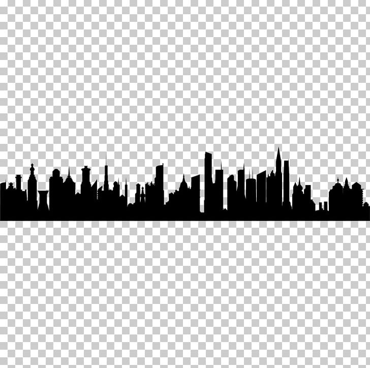 Silhouette City Skyline Text Building PNG, Clipart, Animals, Applique, Black And White, Building, City Free PNG Download