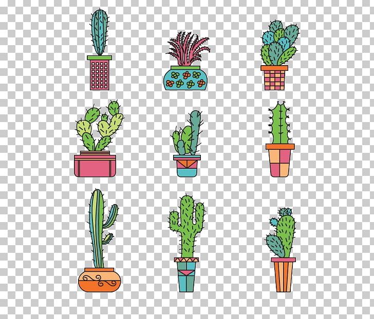 Cactus Y Suculentas Cactaceae Drawing Euclidean PNG, Clipart, Background Green, Cactus Y Suculentas, Collection, Creative Market, Flowering Plant Free PNG Download