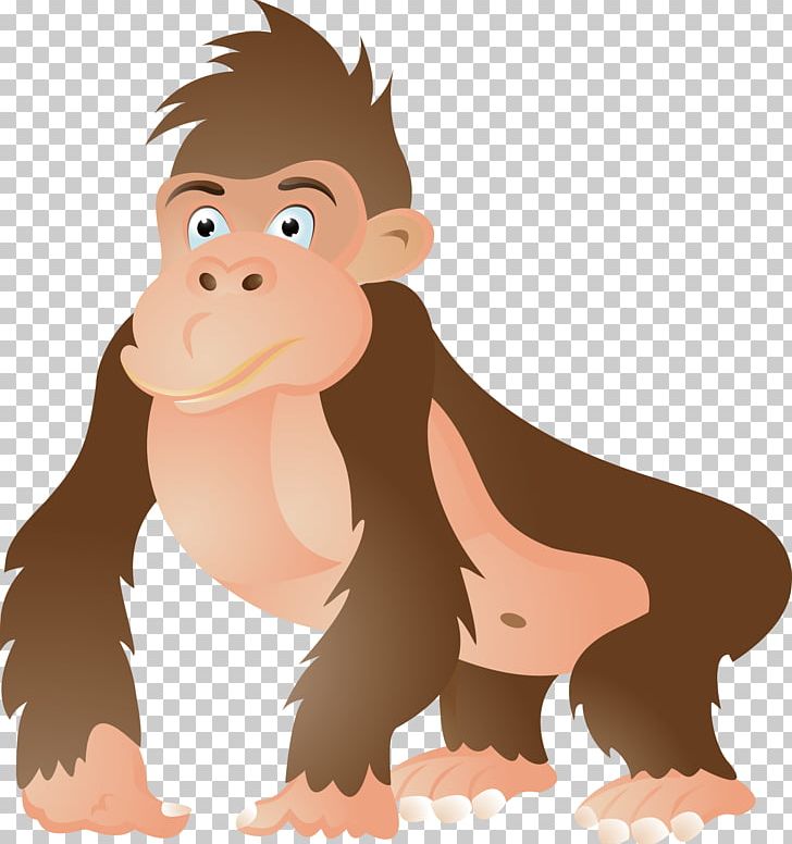 Gorilla Ape Chimpanzee Cartoon PNG, Clipart, Animal, Animals, Carnivoran, Cartoon Gorilla, Fotosearch Free PNG Download