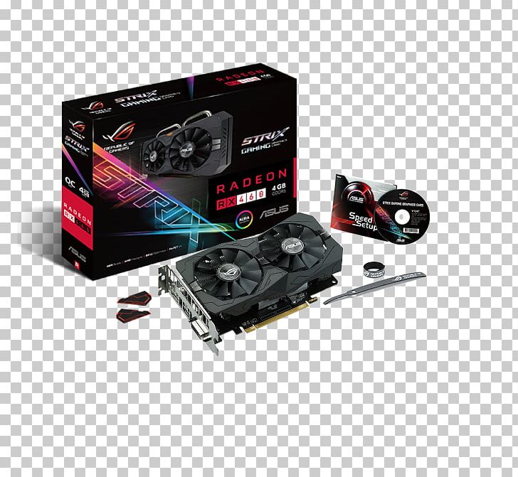Graphics Cards & Video Adapters AMD Radeon RX 460 AMD Radeon 400 Series Advanced Micro Devices PNG, Clipart, Advanced Micro Devices, Amd Radeon 400 Series, Asus, Cable, Computer Component Free PNG Download
